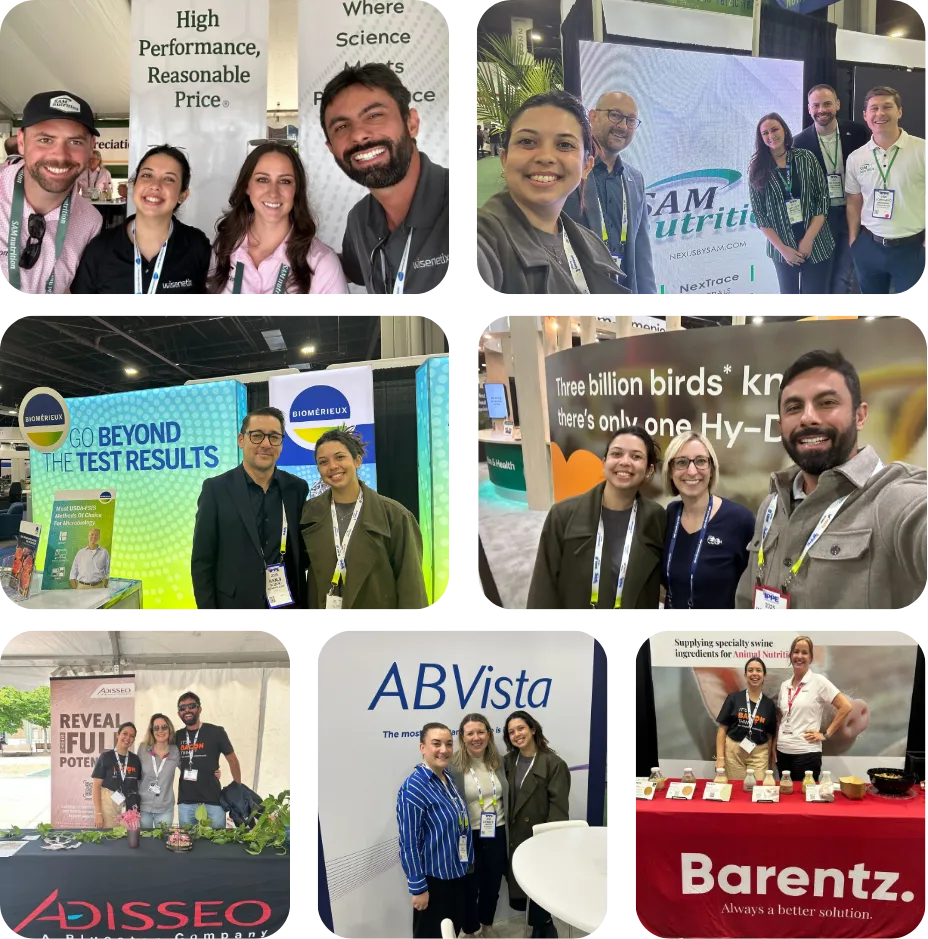 Wisenetix with partners at industry events